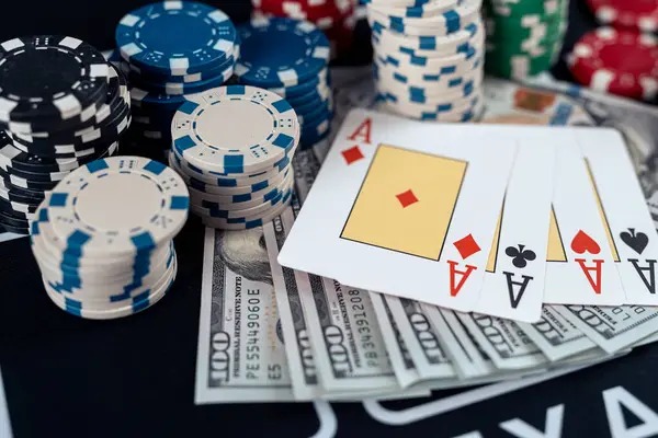 Mobile interface showing live baccarat table list